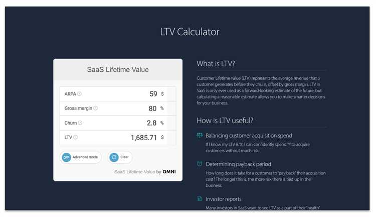 Как выбрать калькулятор LTV